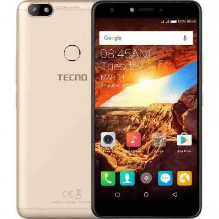 Tecno Spark Plus Image of the Tecno Spark Plus smartphone highlighting its large display and sleek design.