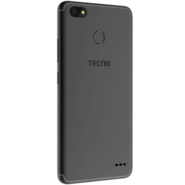 Image of the Tecno Spark Plus smartphone highlighting its large display and sleek design.