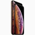 iPhone XS Max with large display and dual cameras.