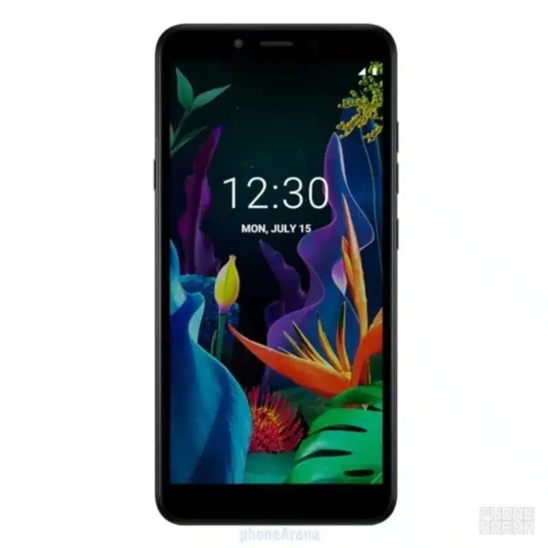 Image of the LG K20 (2019) smartphone, featuring a sleek design and vibrant display.
