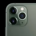 Apple iPhone 11 pro with a large display and triple-camera system.