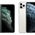 Apple iPhone 11 pro max with a large display and triple-camera system.