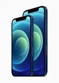 Apple iPhone 12 mini with a large display and triple-camera system.