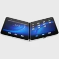 Microsoft Surface Duo 2, the innovative dual-screen smartphone, displaying its sleek design and versatile functionality, captured in high resolution for detailed viewing.