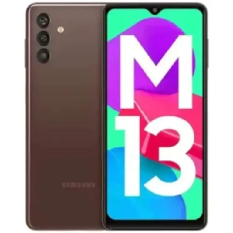 Samsung Galaxy M13 (India) Samsung Galaxy M13 5G showcasing its sleek design and advanced 5G capabilities.