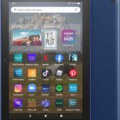 Amazon Fire HD 8 Plus (2022) tablet showcasing its sleek design and advanced features, captured in high resolution for a detailed view