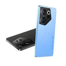 Tecno Camon 20 Pro 5G smartphone against a bright background, showcasing its sleek design and advanced camera capabilities.