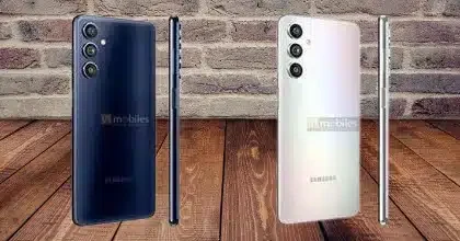 Samsung Galaxy F54 in Meteor Blue - A stunning device that combines style with cutting-edge technology.