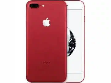 iPhone 7 in black on a neutral background.