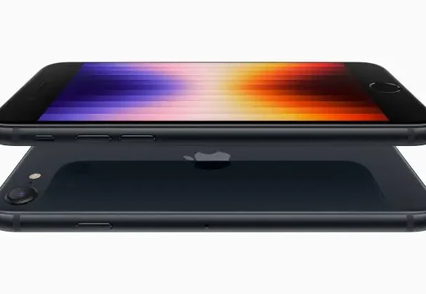 Apple iPhone SE (2022) displaying its sleek design and powerful single-lens camera