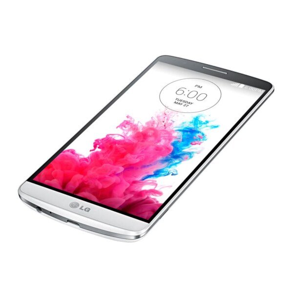LG G3 slim side profile with metallic finish