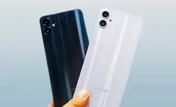 Samsung Galaxy A05 showcasing its sleek design, 6.7-inch display, and powerful 50MP camera in Light Green.