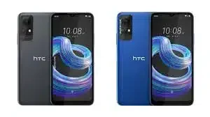 Sleek HTC Wildfire E Star smartphone showcasing its modern design and vibrant display.