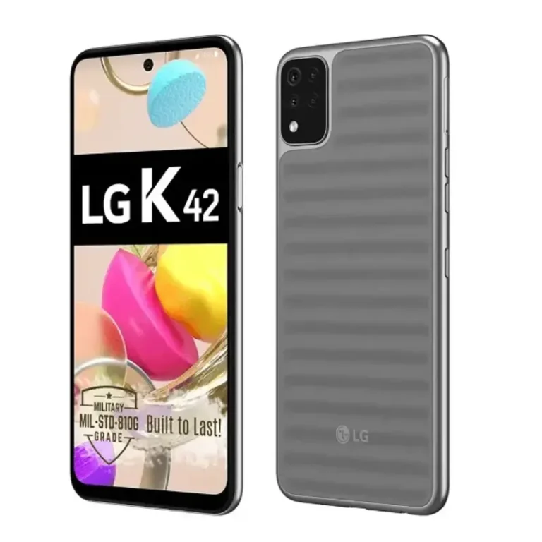 LG K42 LG K42 smartphone with a 5.7-inch display, single rear camera, and a compact design.