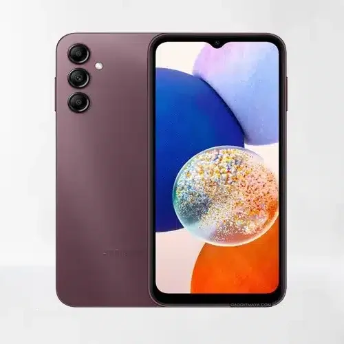 Samsung Galaxy A14 showcasing its stunning 6.4-inch display and high-performance camera system.