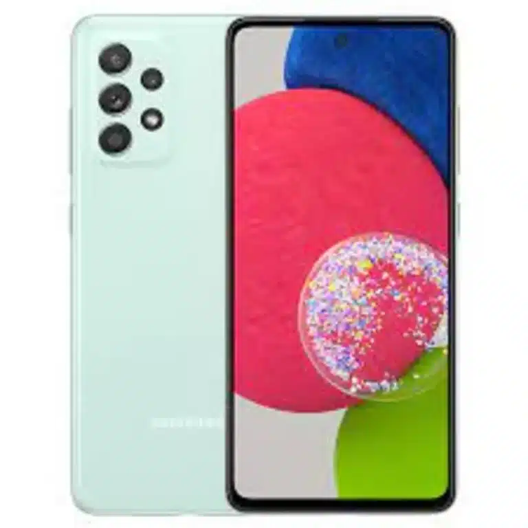 Samsung Galaxy A52s 5G Samsung Galaxy A52s 5G smartphone displaying its captivating design and advanced features.