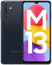 Samsung Galaxy M13 5G showcasing its sleek design and advanced 5G capabilities.