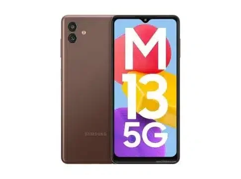 Samsung Galaxy M13 5G showcasing its sleek design and advanced 5G capabilities.