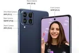 Samsung Galaxy M53 - A modern smartphone with a 6.7-inch Super AMOLED display and advanced camera capabilities.