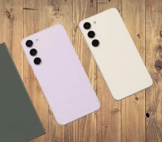 Samsung Galaxy S23+ showcasing its stunning design and advanced triple-camera system.