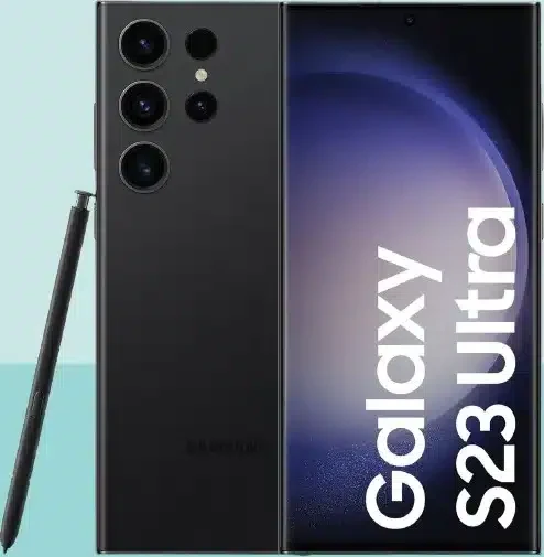 Samsung Galaxy S23 Ultra showcasing its sleek design and revolutionary 200MP camera system.