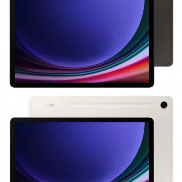 Samsung Galaxy Tab S9 showcasing its stunning Super AMOLED display and S Pen stylus.