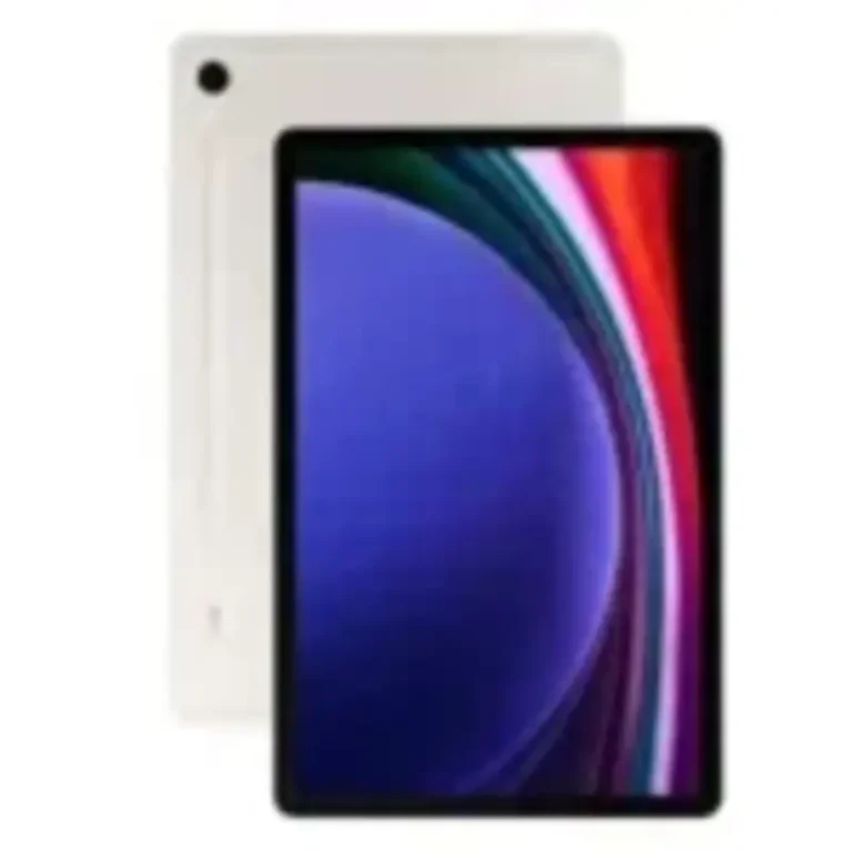 Samsung Galaxy Tab S9 showcasing its stunning Super AMOLED display and S Pen stylus.