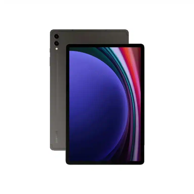 Samsung Galaxy Tab S9+ showcasing its large Super AMOLED display and S Pen functionality.