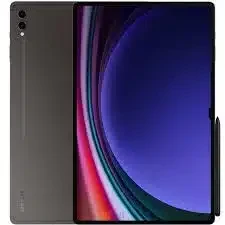 Samsung Galaxy Tab S9 Ultra showcasing its large Super AMOLED display and S Pen functionality.