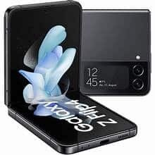 Samsung Galaxy Z Flip4 showcasing its foldable screen and cutting-edge technology.