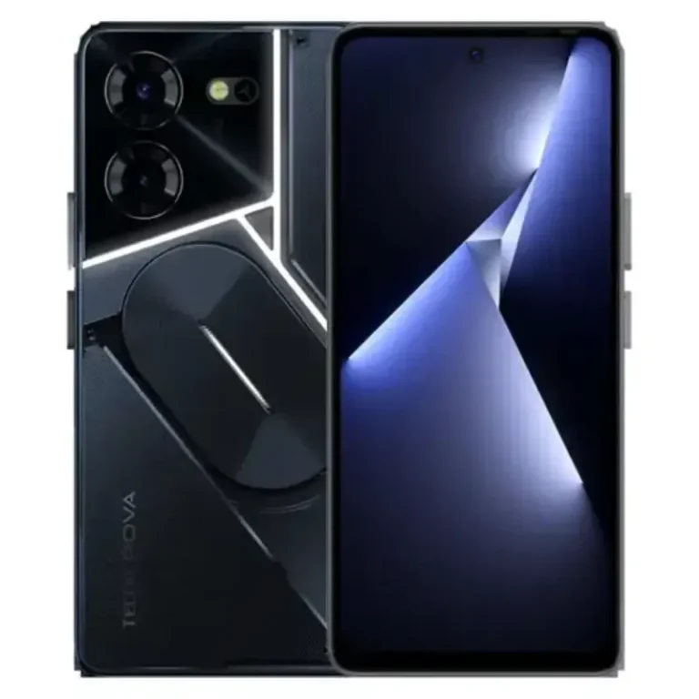 Image of the Tecno Pova 5 Pro smartphone showcasing its sleek design and powerful features.