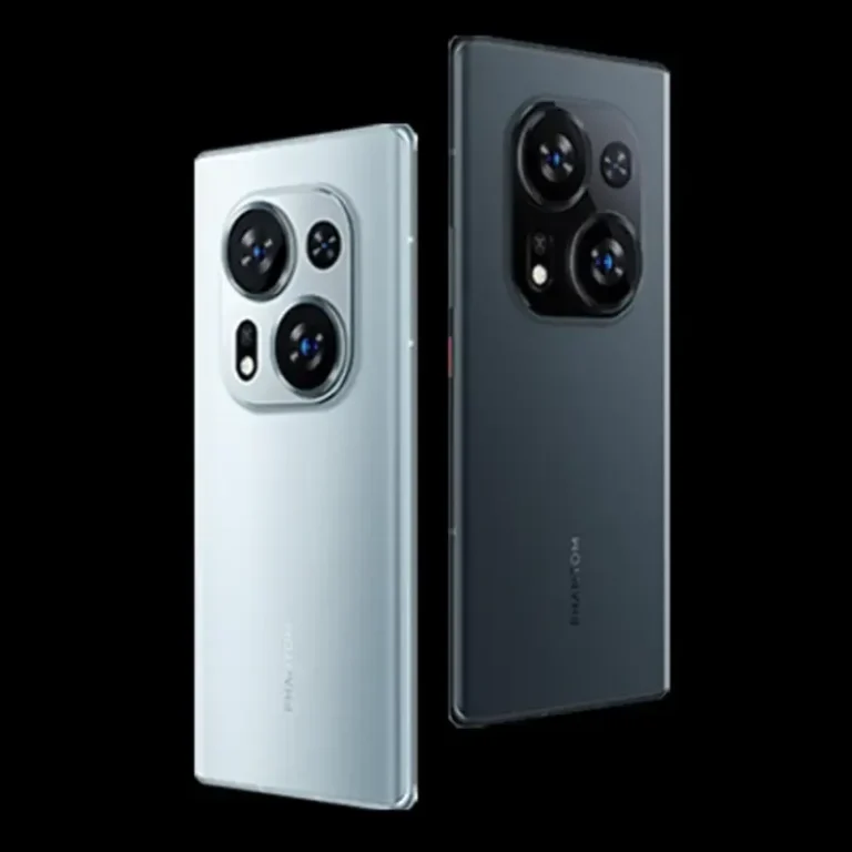 A close-up image of the Tecno Phantom X2 Pro smartphone, highlighting its sleek design and advanced features.