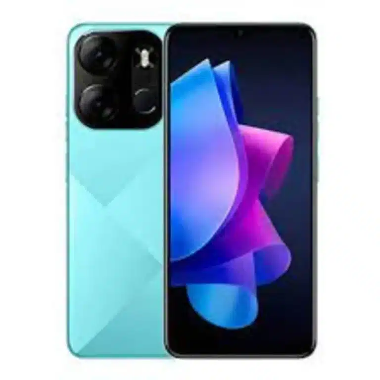 Tecno Pop 7 A sleek black Tecno Pop 7 tablet with a vibrant 7-inch display, ideal for entertainment and productivity.