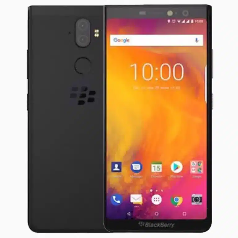 Image of the BlackBerry Evolve, demonstrating its stylish design and advanced features.