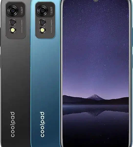 Coolpad CP12p smartphone showcasing its sleek design and innovative features, captured in high resolution for a detailed view