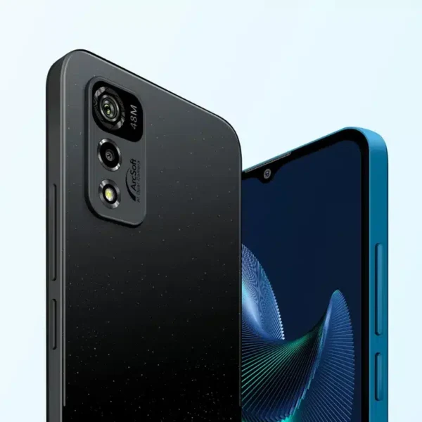 Coolpad Cool 20+ smartphone showcasing its sleek design and advanced features, captured in high resolution for detailed viewing