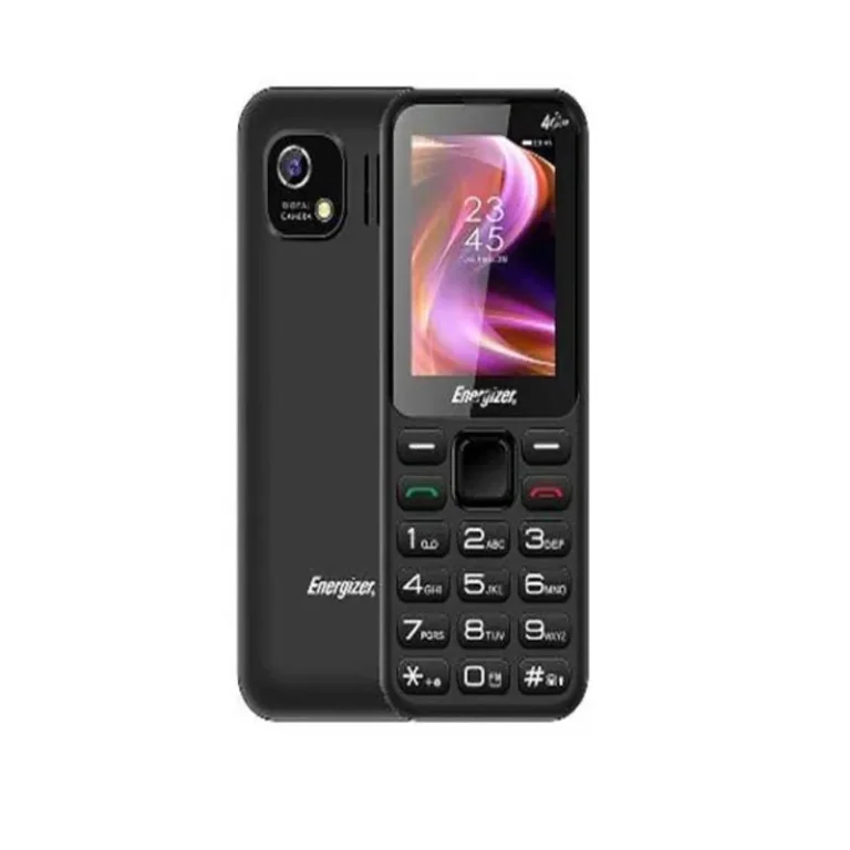 Energizer E244s mobile phone, showcasing its sleek design and advanced features, captured in high resolution.