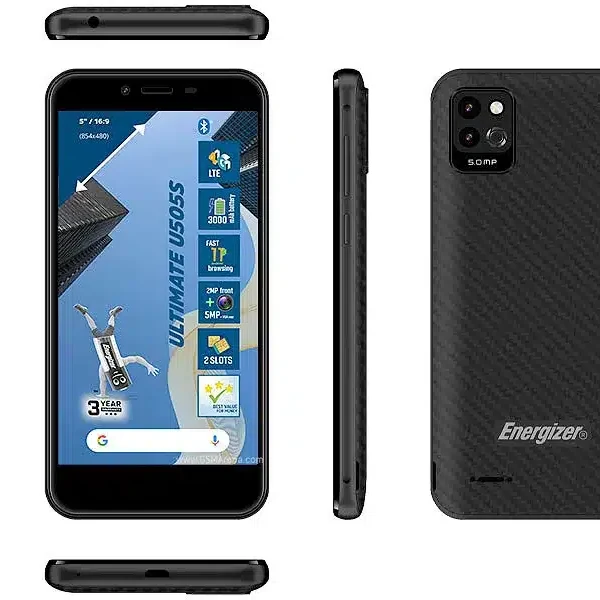 Energizer Ultimate U505s smartphone showcasing its innovative design and advanced features, captured in high resolution for detailed viewing