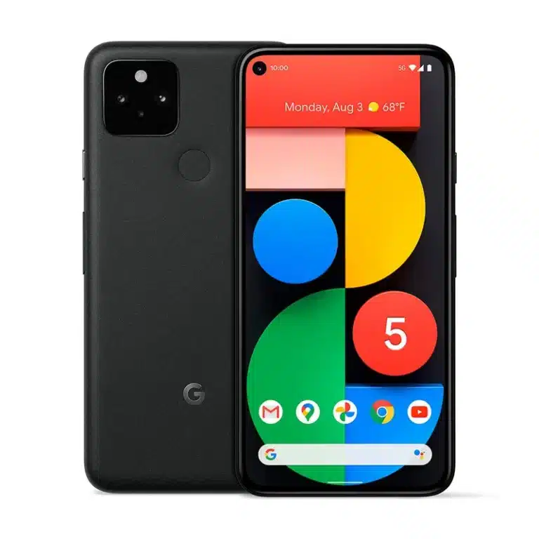 Google Pixel 5, a flagship smartphone, showcasing its sleek design and advanced camera capabilities for an unparalleled user experience.