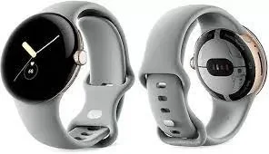 Google Pixel Watch, a stylish blend of Google's smart technology and Fitbit's health features, showcased in a sleek design for enhanced wearables experience.