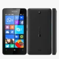 Microsoft Lumia 430 Dual SIM smartphone showcasing its sleek design and essential features, captured in high resolution.