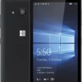 Microsoft Lumia 550 smartphone featuring its sleek design and advanced capabilities, captured in high resolution.