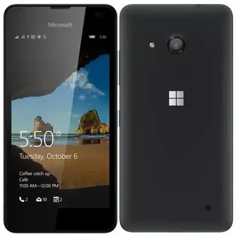 Microsoft Lumia 550 smartphone featuring its sleek design and advanced capabilities, captured in high resolution.