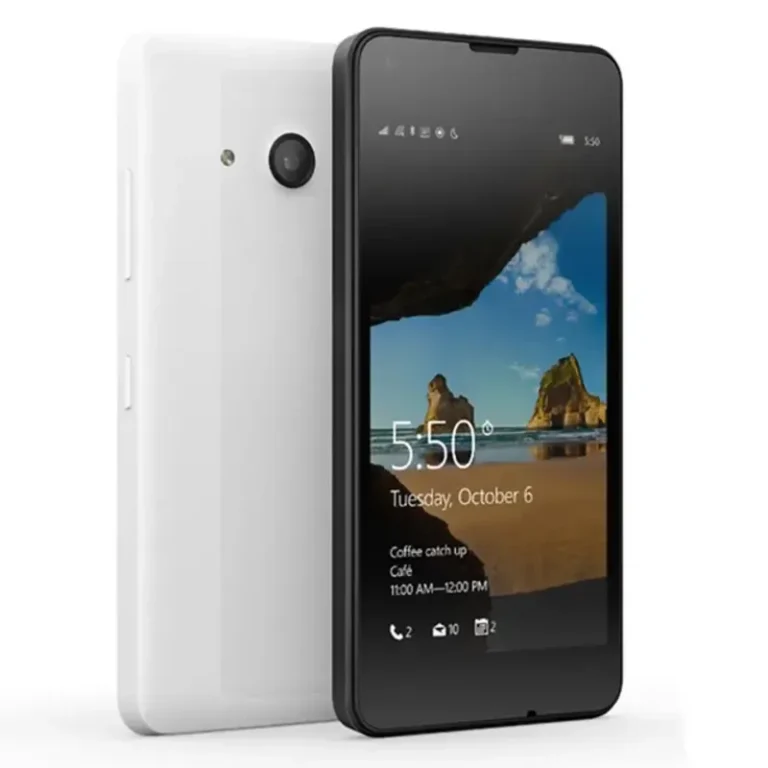 Microsoft Lumia 550 smartphone featuring its sleek design and advanced capabilities, captured in high resolution.