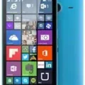 Microsoft Lumia 640 LTE Dual SIM smartphone displaying its sleek design and Windows operating system, captured in high resolution for a detailed view