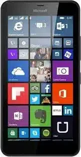 "Microsoft Lumia 640 XL smartphone displaying its sleek design and Windows interface, captured in high resolution for a detailed view."