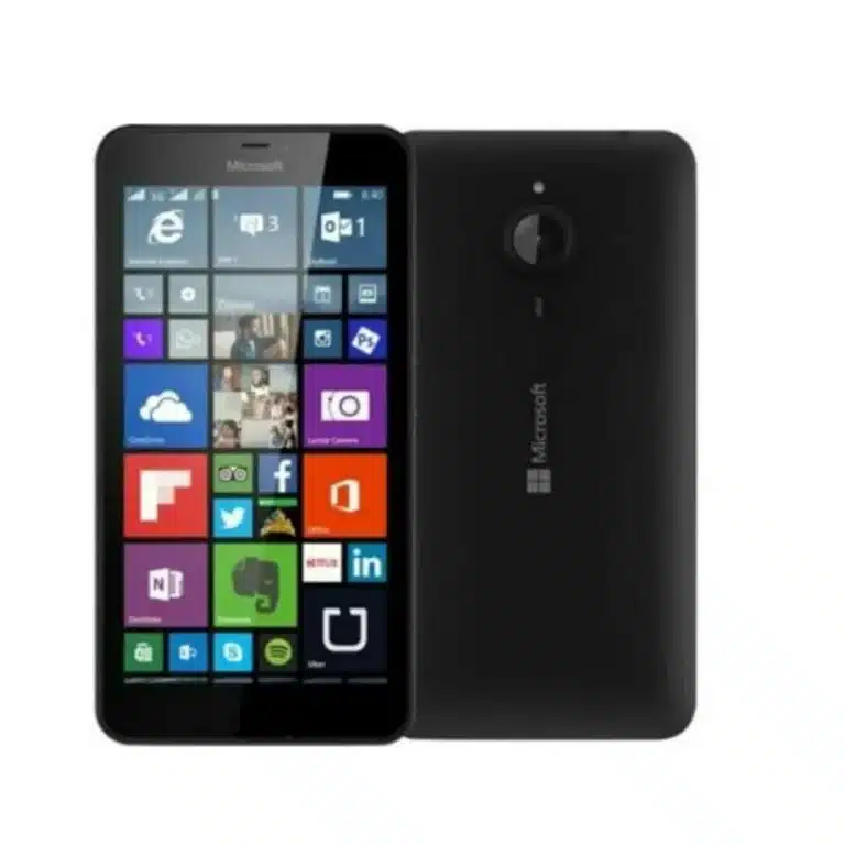 Microsoft Lumia 640 XL LTE Dual SIM smartphone in high resolution, showcasing its sleek design and features.