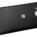 Microsoft Lumia 950 smartphone showcasing its sleek design and innovative features, captured in high resolution.