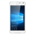 Microsoft Lumia 650 smartphone showcasing its elegant design and intuitive user interface, captured in high resolution for a detailed view.