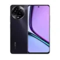 A close-up of the Realme C67 smartphone showcasing its sleek design and advanced camera features.